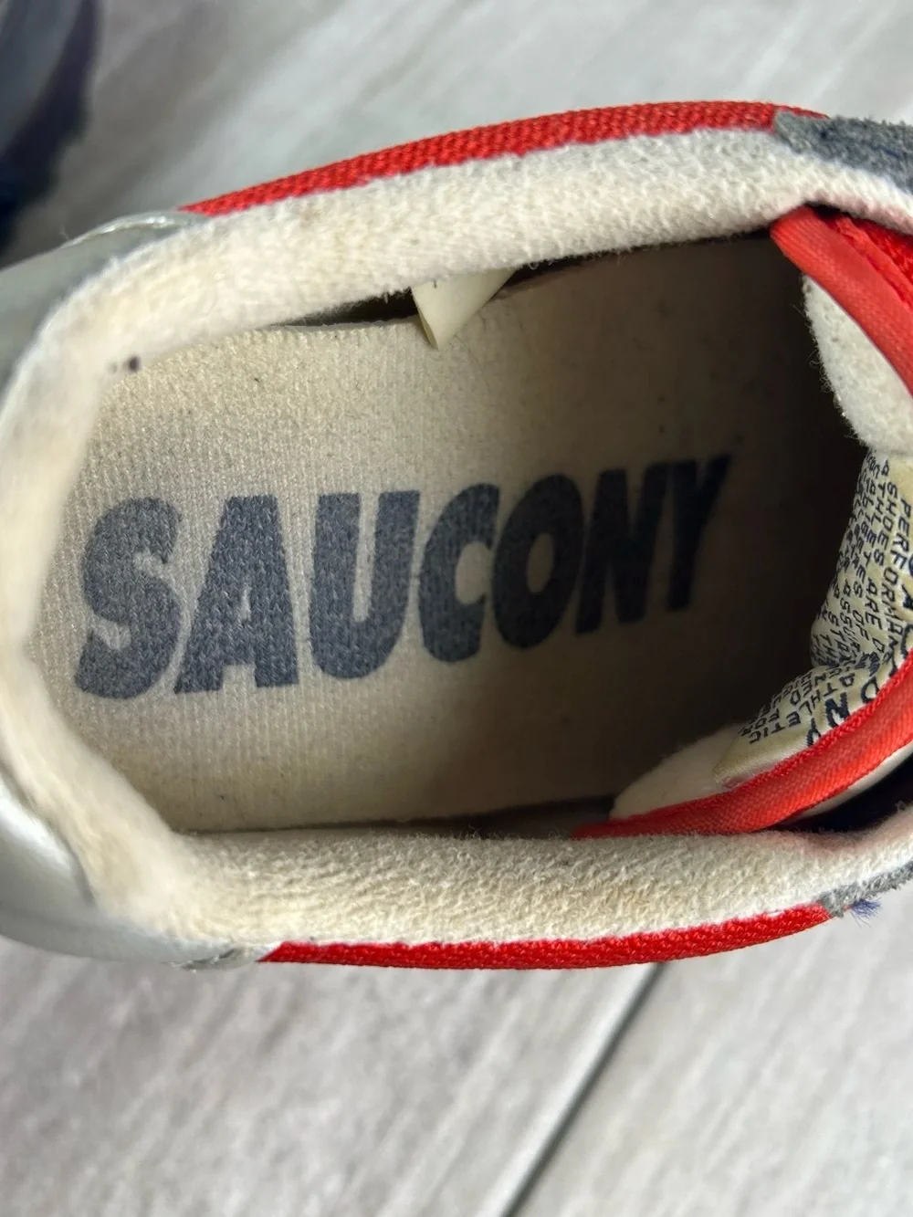 Saucony Originals Jazz Navy Red Athletic Shoe Running Sneaker Women’s Size 7